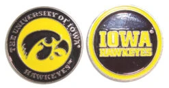 NCAA Double Sided Collegiate Golf Ball Marker Coins -FootJoy Sales Store iowa