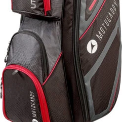 Motocaddy Lite Series Cart Bag - Black/Red -FootJoy Sales Store motocaddy lite series cart bag black red 3