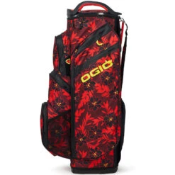 OGIO All Elements Silencer Cart Bag - Red Flower Party -FootJoy Sales Store ogio all elements cart bag red flower party 4
