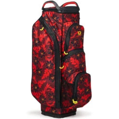 OGIO All Elements Silencer Cart Bag - Red Flower Party -FootJoy Sales Store ogio all elements cart bag red flower party 7
