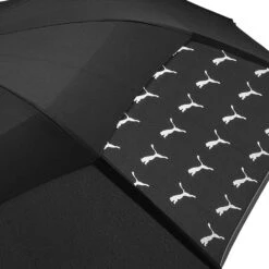 Puma Double Canopy Umbrella - Black/Bright White -FootJoy Sales Store puma double canopy umbrella blackbright white 3