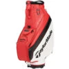 TaylorMade Tour Cart Bag - Red/White/Black -FootJoy Sales Store taylormade tour cart bag redwhiteblack 1