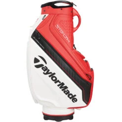 TaylorMade Tour Cart Bag - Red/White/Black -FootJoy Sales Store taylormade tour cart bag redwhiteblack 5