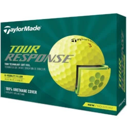 TaylorMade Tour Response Yellow Golf Balls - 12 Pack -FootJoy Sales Store taylormade tour response golf balls yellow 12 pack 1 1