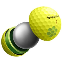 TaylorMade Tour Response Yellow Golf Balls - 12 Pack -FootJoy Sales Store taylormade tour response golf balls yellow 12 pack 5 1