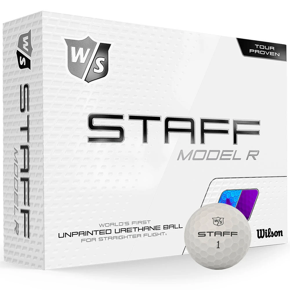 Wilson Staff Model R Golf Balls - White - 12 Pack 3 Wilson Staff Model R Golf Balls - White - 12 Pack